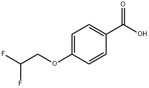 4-(2,2-Difluoroethoxy)benzoic acid Structure