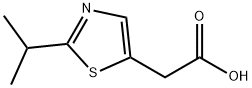 (2-Isopropyl-thiazol-5-yl)-acetic acid Structure