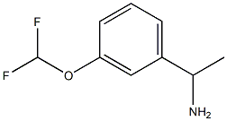 1-[3-(difluoromethoxy)phenyl]ethan-1-amine 구조식 이미지