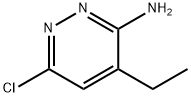 6-Chloro-4-ethylpyridazin-3-amine Structure