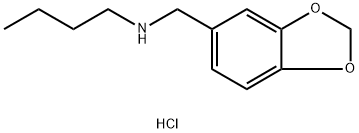 [(2H-1,3-benzodioxol-5-yl)methyl](butyl)amine hydrochloride Structure