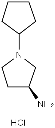 (S)-1-Cyclopentylpyrrolidin-3-amine dihydrochloride Structure