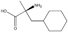 (S)-2-amino-3-cyclohexyl-2-methylpropanoic acid Structure