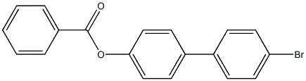 [4-(4-bromophenyl)phenyl] benzoate 구조식 이미지