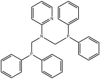 N,N-bis-(diphenylphosphanylmethyl)-2-aminopyridine 구조식 이미지