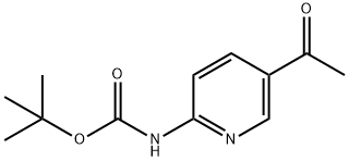 TERT-BUTYL (5-ACETYLPYRIDIN-2-YL)CARBAMATE Structure