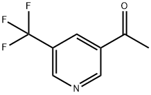 1-(5-Trifluoromethyl-pyridin-3-yl)-ethanone 구조식 이미지