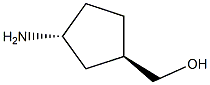 [(1R,3R)-3-aminocyclopentyl]methanol Structure