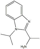 1-(1-propan-2-ylbenzimidazol-2-yl)ethanamine Structure