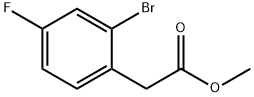 Methyl 2-(2-bromo-4-fluorophenyl)acetate Structure