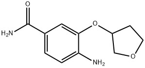 4-amino-3-(tetrahydrofuran-3-yloxy)-benzamide Structure