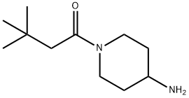 1-(4-Aminopiperidin-1-yl)-3,3-dimethylbutan-1-one Structure