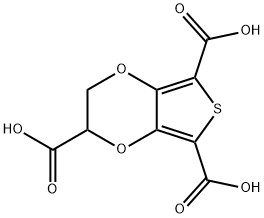 2,3-dihydrothieno[3,4-b][1,4]dioxine-2,5,7-tricarboxylic acid Structure
