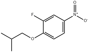 2-Fluoro-1-isobutoxy-4-nitrobenzene 구조식 이미지