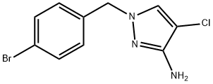 1-(4-bromobenzyl)-4-chloro-1H-pyrazol-3-amine Structure