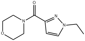 (1-ethylpyrazol-3-yl)-morpholin-4-ylmethanone 구조식 이미지