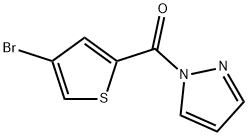 (4-bromothiophen-2-yl)-pyrazol-1-ylmethanone 구조식 이미지