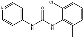 N-(2-Chloro-6-methylphenyl)-N'-4-pyridinylurea Structure