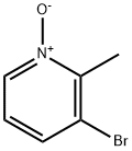 3-bromo-2-methylpyridine 1-oxide Structure