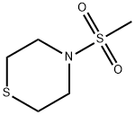 4-Methylsulfonylthiomorpholine Structure