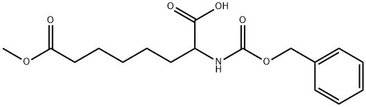 Cbz-RS-2-Aminosuberic acid 8-methyl ester 구조식 이미지