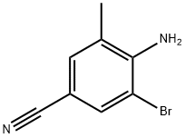 4-Amino-3-bromo-5-methyl-benzonitrile 구조식 이미지