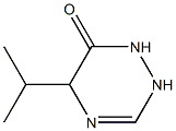 1,2,4-Triazin-6(1H)-one, 2,5-dihydro-5-(1-methylethyl)- 구조식 이미지