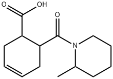 6-(2-methylpiperidine-1-carbonyl)cyclohex-3-ene-1-carboxylic acid Structure