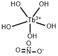 terbium(3+):trinitrate:pentahydrate Structure