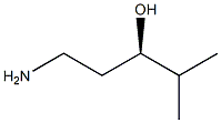 (R)-1-amino-4-methylpentan-3-ol Structure