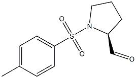 2-Pyrrolidinecarboxaldehyde, 1-[(4-methylphenyl)sulfonyl]-, (2S)- Structure