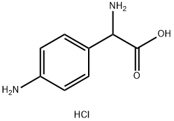 DL-4-Amino-Phenylglycine 2HCl 구조식 이미지