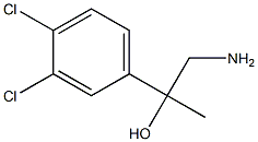 1-amino-2-(3,4-dichlorophenyl)propan-2-ol 구조식 이미지