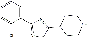 3-(2-chlorophenyl)-5-piperidin-4-yl-1,2,4-oxadiazole Structure