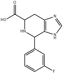 4-(3-fluorophenyl)-3H,4H,5H,6H,7H-imidazo[4,5-c]pyridine-6-carboxylic acid 구조식 이미지