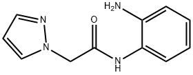 N-(2-Amino-phenyl)-2-pyrazol-1-yl-acetamide 구조식 이미지