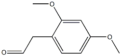 2-(2,4-dimethoxyphenyl)acetaldehyde Structure