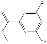 METHYL 4-CHLORO-6-HYDROXYPICOLINATE Structure