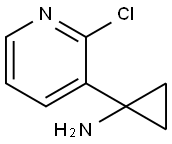 1-(2-chloropyridin-3-yl)cyclopropan-1-amine 구조식 이미지