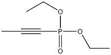 Phosphonic acid, 1-propynyl-, diethyl ester Structure
