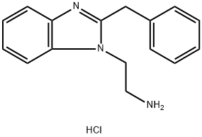 2-(2-benzyl-1H-benzo[d]imidazol-1-yl)ethanamine dihydrochloride 구조식 이미지