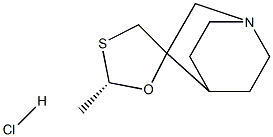 trans-Cevimeline Hydrochloride 구조식 이미지