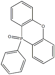 10H-Phenoxaphosphine,10-phenyl-, 10-oxide Structure