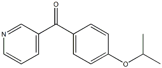 (4-propan-2-yloxyphenyl)-pyridin-3-ylmethanone 구조식 이미지