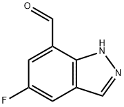 5-Fluoro-1H-indazole-7-carbaldehyde Structure