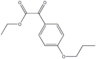 Ethyl 4-n-propoxybenzoylformate Structure
