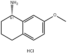 (1S)-7-METHOXY-1,2,3,4-TETRAHYDRONAPHTHALEN-1-AMINE HYDROCHLORIDE Structure