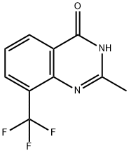 2-METHYL-8-(TRIFLUOROMETHYL)QUINAZOLIN-4(3H)-ONE Structure