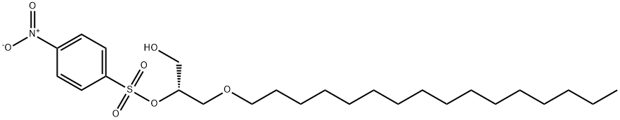 1-Hexadecyl-2-(4-nitrobenzenesulfonyl)-D-glycerol 구조식 이미지