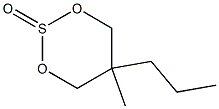 1,3,2-Dioxathiane,5-methyl-5-propyl-, 2-oxide Structure